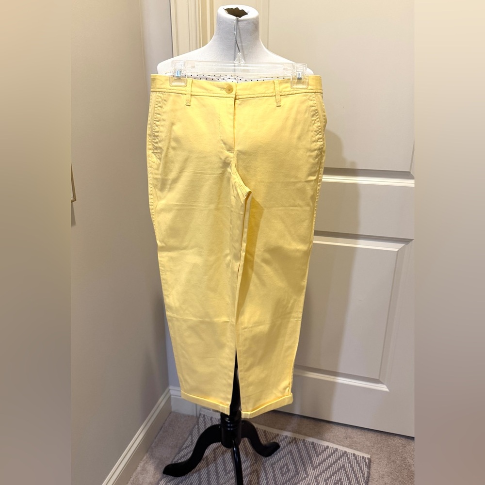 Talbots Sunny Yellow Girlfriend Chino Pants